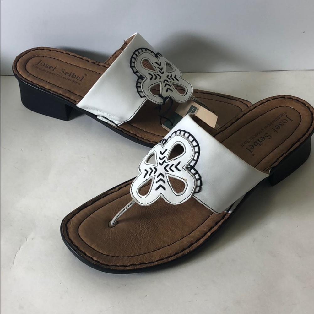Josef Seibal Sandal White sz EU: 42 New